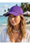 Purple Plain Basic Baseball Hat Unisex Adjustable Cap - 2