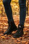 Black Nubuck Women's Boots with Fleece Inside
