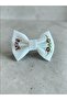 Name Embroidered Brown Elegant Hairless Doll Hairpin - 2