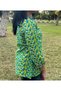 Premium cotton top/blouse green, turquoise, colour prints for women-perfect for office / casual wear - 3