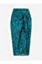 Women's Viscose Beach Dress and Pareo - Leopard and Multicolor Sarong That Can Be Converted to a Dress, 80X135 cm - 2