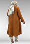 58093 Plus Size Mevlana Cut Muslin Shirt - Cinnamon - 5