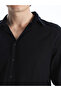 Slim Fit Long Sleeve Dobby Men's Shirt - 3