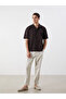 Comfortable Fit Short Sleeve Poplin Men's Shirt - 2