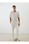 Regular Fit Short Sleeve Striped Men's Shirt - 2