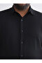Plus Size Slim Fit Long Sleeve Men's Shirt - 3