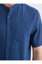 Regular Fit Linen Look Men's Shirt - 3