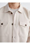 Regular Fit Cashmere Men's Shirt Jacket - 3