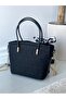 Black Women's Straw Milas El Ve Shoulder Bag - 5