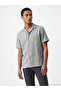 Regular Fit Short Sleeve Striped Men's Shirt
