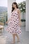 Women’s Night Dress with Hello Kitty Pat- tern – Soft Cotton Sleepwear - 3