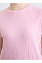 Crew Neck Striped Women's Tunic - 3