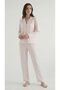Women's Cotton Floral Print Shirt Collar Long Pajama Set - 2