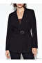 Trendlucky Women's Belted Crepe Blazer Jacket with a Difference - 3