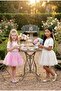 Limi̇ Girl's Design Tassel Skirt Sequin Blouse Set - 2
