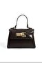 Women's Hand Shoulder Crossbody Long Strap Bag Brown - 3