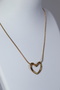Solid Brass Heart Pendant - 2
