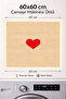 Washing Machine and Dryer Cover Non-Slip Washable Machine Top Protection Pad Decorative Mat - 3