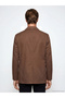 Vizyon New Season Standard Fit Shirt Collar Men's Trench Coat - 4