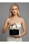 Black Color Imported Luxury K Velvet Chain Metal S Strappy Crystal Stone Women's Evening Dress Bag