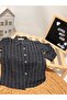 Striped 3-Piece Set with Shirt and Shorts - 3
