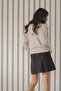 Lace Detailed Knitted Skirt - 4