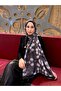 Mineşarpt Zarafet Series – Gazelle Pattern Bambi Shawl (Multi-Color Options)
