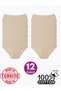 Women's Panties, Women's 100% Cotton High Waist Heart-Shaped Panties, Pack of Cotton - 4