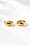 Women's Steel Hoop Earrings - 2