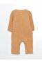 Lcw Baby Brown Crew Neck Basic Baby Boy Jumpsuit - 4