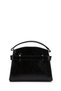 Lock Accessory Belt Detail Jessie Women Crossbody Bag Black - 5