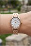 Rose Gold Women's Wristwatch |   24 mm Steel Case, Rose Gold Band, Dial