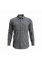 Classic Wide Cut Plaid Pack Double Pocketed Long Sleeve Men's Sports Cotton Shirts - 2