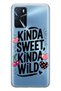 Oppo A16 / A55 Compatible Kinda Sweet Kinda Wild Patterned Transparent Phone Case