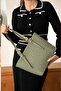 Original Just Polo Women's Patterned Shoulder Bag – Premium Leather-Look , Large Volume, Elegant Design - 3