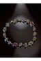 Women's Steel Color Stone Jewelry Bracelet - 4
