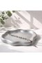 Women's Steel Color Stone Jewelry Bracelet - 3