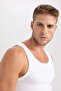 Slim Fit Slim Fit Rib Knit Undergarment B3150Ax23Hs - 4