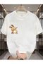 Unisex Men/Women Tvşhvç Special Printed Oversized Cotton T-Shirt