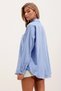 Single Pocket Oversize Linen Shirt - 5