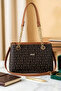 Women's Chain Strap 3-Compartment Long Crisscross Straps Hand & Shoulder Bag (24x20 CM) - 6