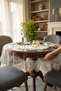Transparent Round Table Runner Siz Tablecloth