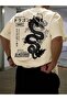Japanese Style Dragon Harajuku Unisex T-Shirt - 3