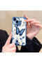 Samsung Galaxy A33 Compatible Kelebek Printed Transparent Silicone Shock Absorbing Case Stylish and Durable - 2