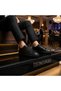 Black High-Sole Sneaker - 3