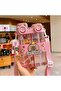 Capybara Figured Double Compartment Children's Water Bottle with Straw - Adjustable Strap Liter Leak-Proof Water Bottle