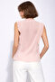 Women Mock Neck Half Pat Button Ruffle Sleeve Chiffon Stylish Office Blouse - 5
