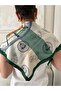 Green Patterned Shawl - 3