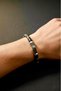 Men's Natural Stone Bracelet Handmade with Lava Stone and Hematite Stone Stylish Men's Bracelet - 9