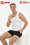 04 Premium Men's 100% Stretchable Cotton Piece Comfortable Fabric Undershirt 1 Piece - 3